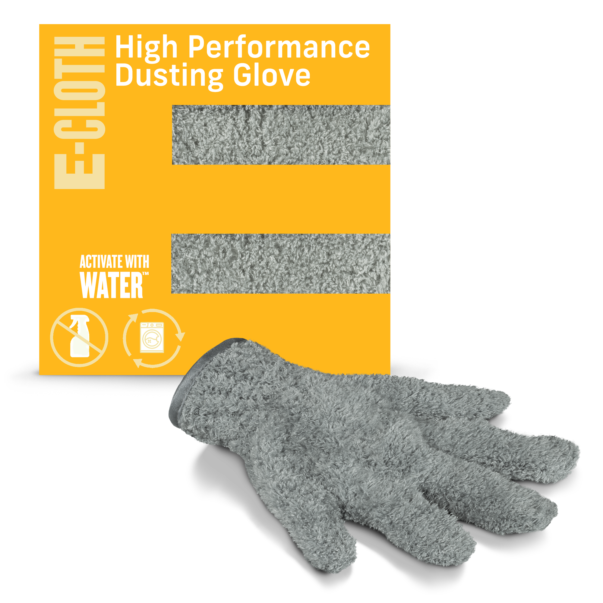 E-Cloth High Performance Dusting Glove Gray